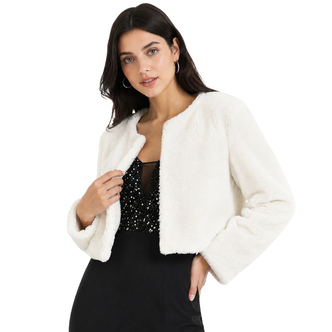 Artyska Women's Faux Fur Open-Front Jacket