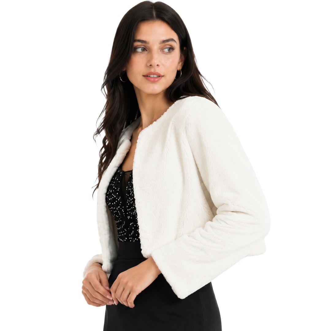 Artyska Women's Faux Fur Open-Front Jacket