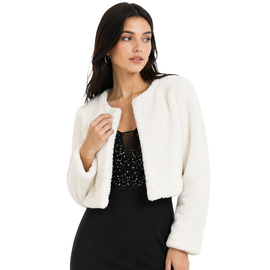 Artyska Women's Faux Fur Open-Front Jacket