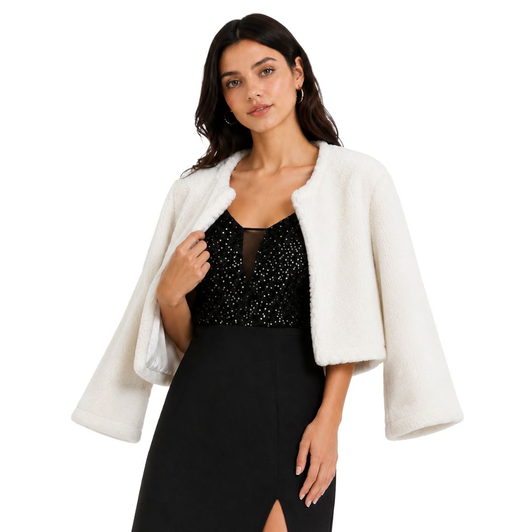 Artyska Women's Faux Fur Open-Front Jacket