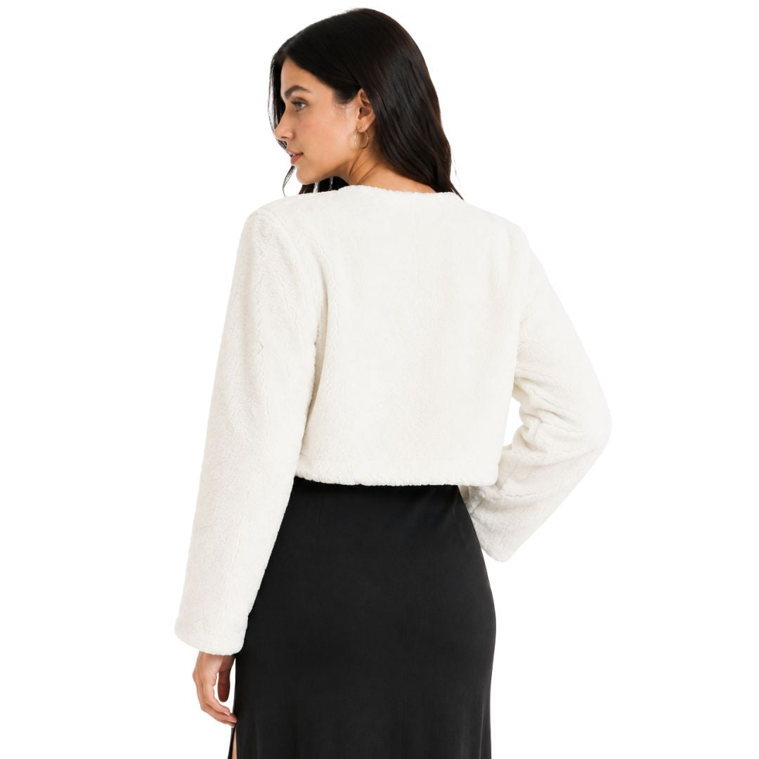 Artyska Women's Faux Fur Open-Front Jacket