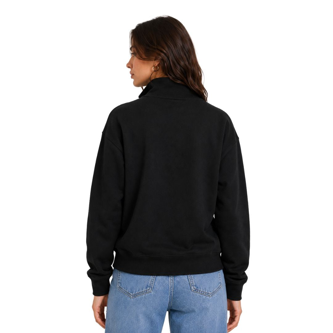 Artyska Women's Oversized Half Zip Pullover Sweatshirt