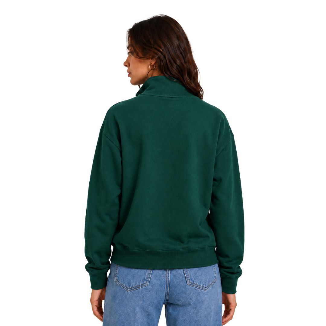 Artyska Women's Oversized Half Zip Pullover Sweatshirt