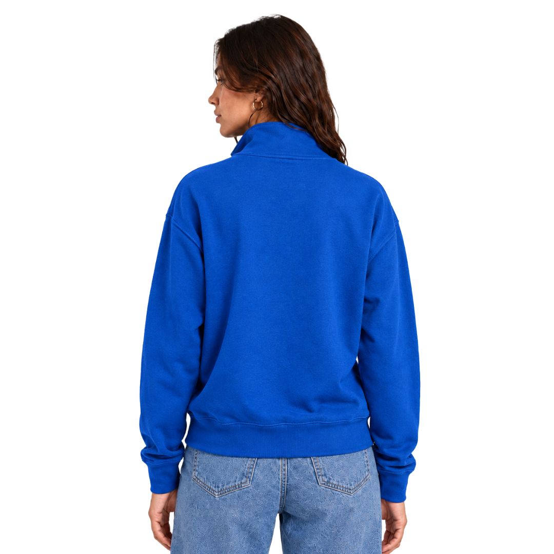 Artyska Women's Oversized Half Zip Pullover Sweatshirt