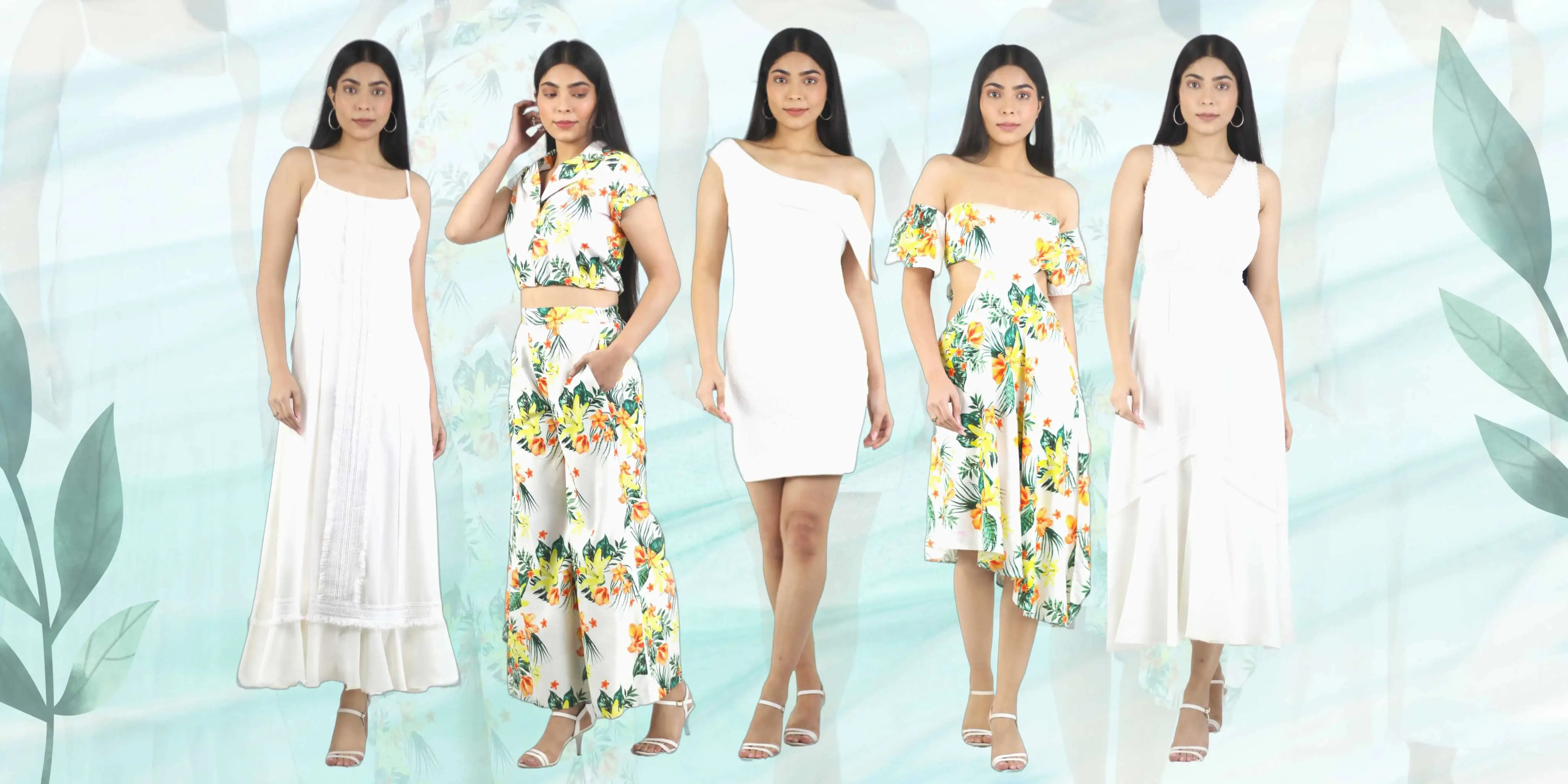 Banner Images with women wearing luxury clothes
